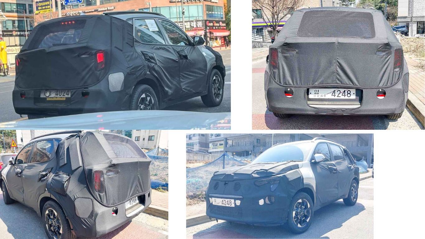 Kia Sonet Facelift Spy images
