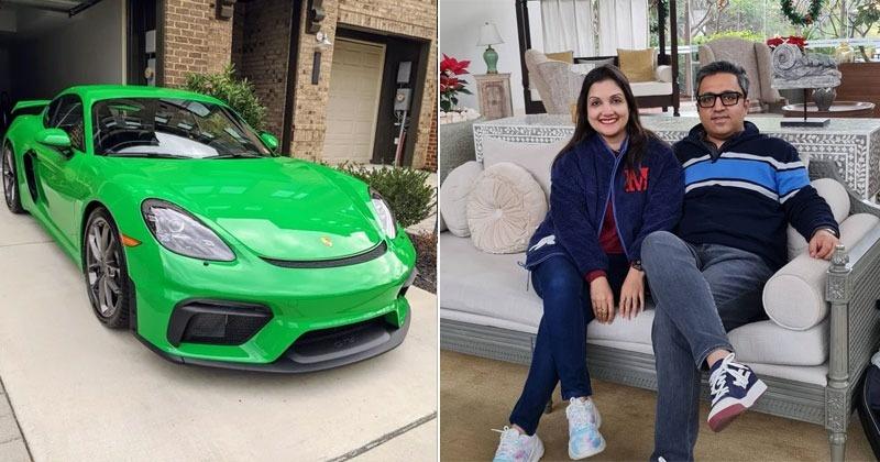 Ashneer Grover Porsche Cayman