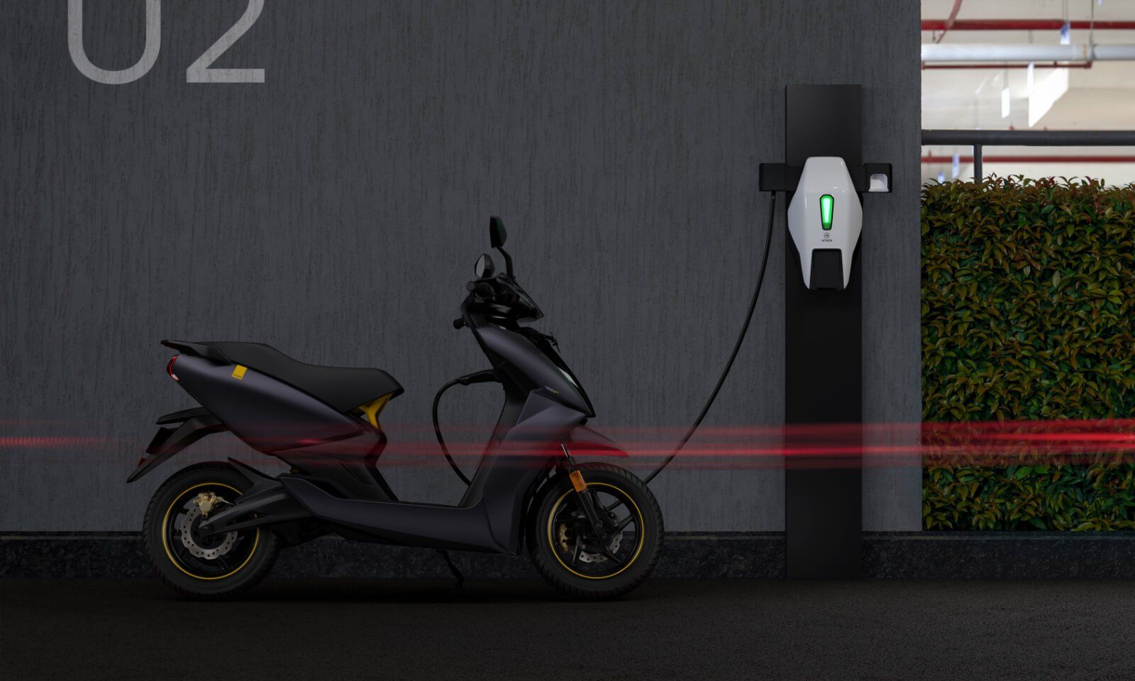 Ather 450 X charging