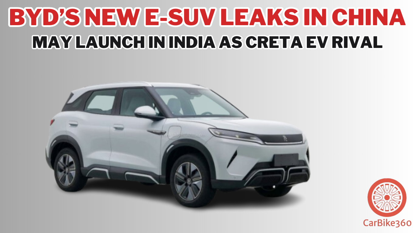 BYD’s NEW E-SUV Leaks In China, May Launch In India As Creta EV Rival