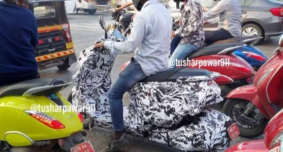 Bajaj e scooter spy shots