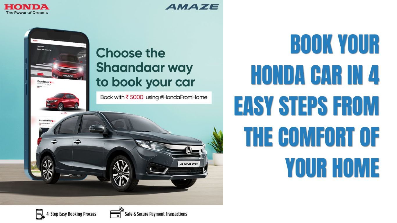Book Your Honda Car in 4 Easy Steps