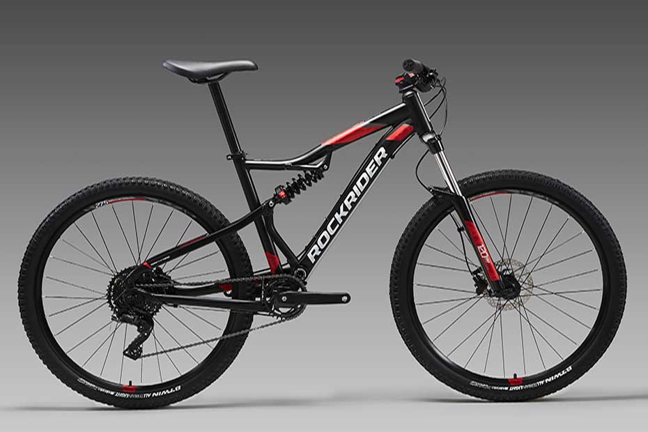 Rockrider Mountain Bike St 530 Full Suspension Mountain Bike
