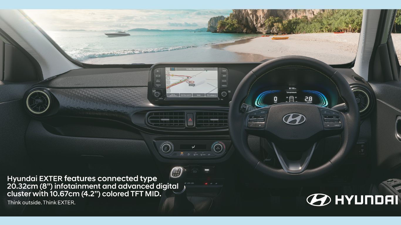Hyundai Exter Interior Features