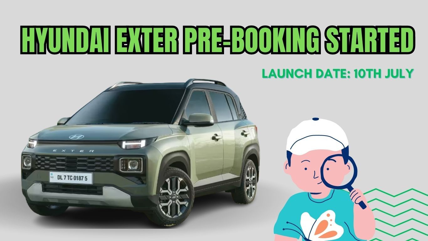 Hyundai Exter Pre-booking start and is about to launch on July 10th