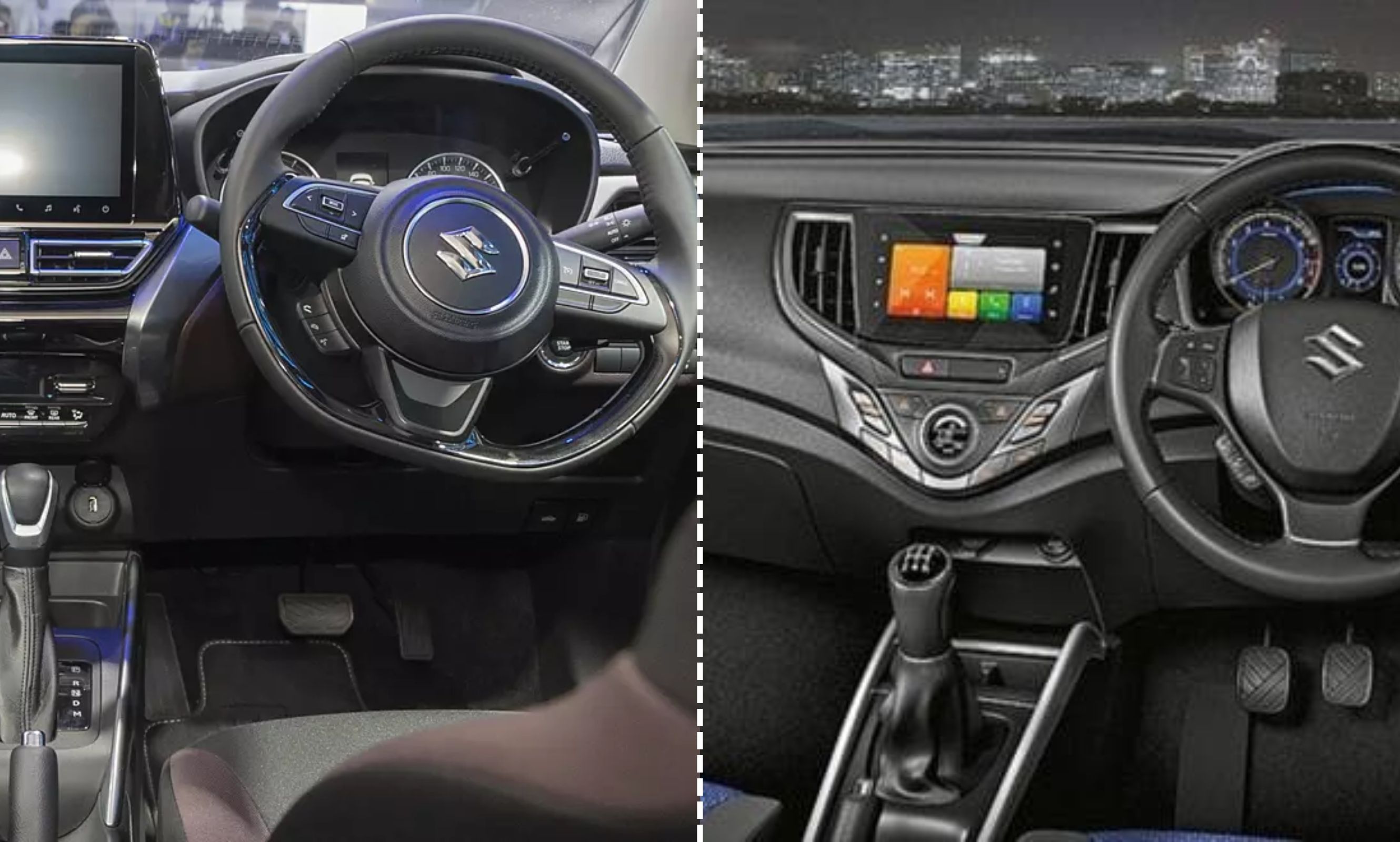 Interior Maruti Suzuki Fronx and Baleno