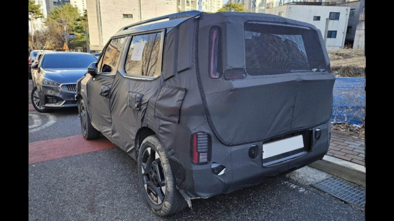 Kia Clavis Back Side Spy Image