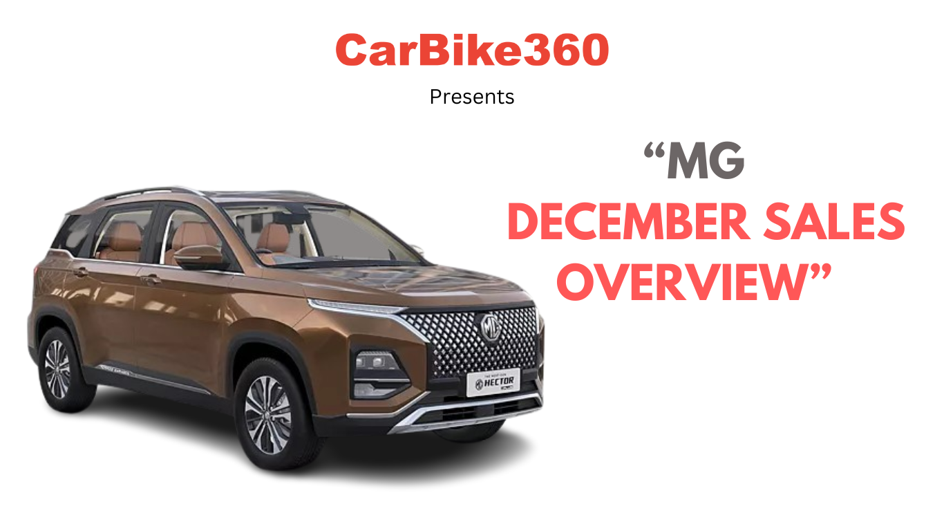 MG December Sales Overview