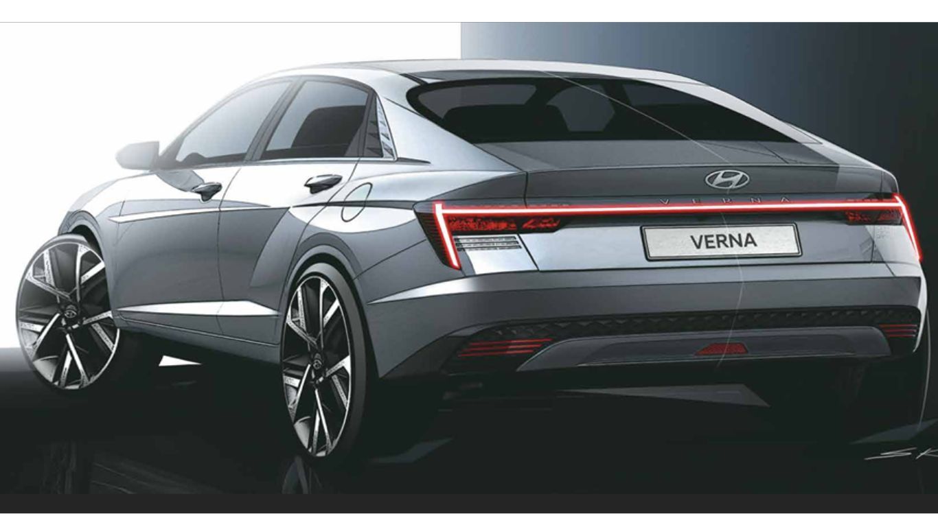 New Verna Rear Profile