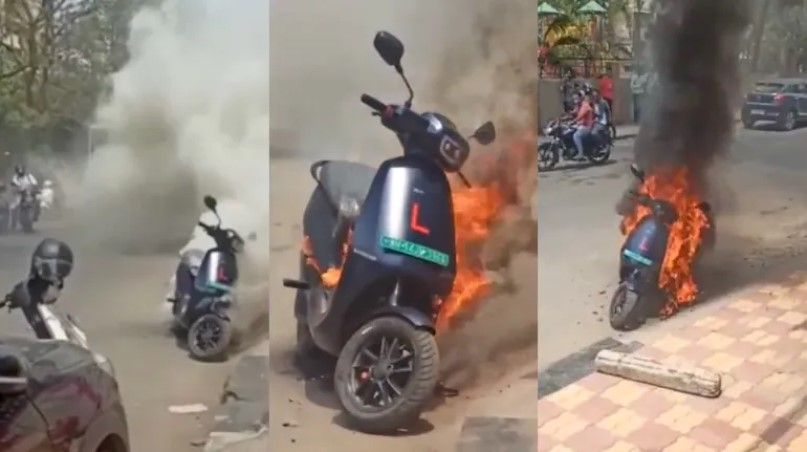 पुणे में Ola EV स्कूटर में आग लग गई: EV निर्माता बैटरी को ठंडा करने के तरीकों की तलाश करेंगे Ola_fire_5cf66357be.jpg