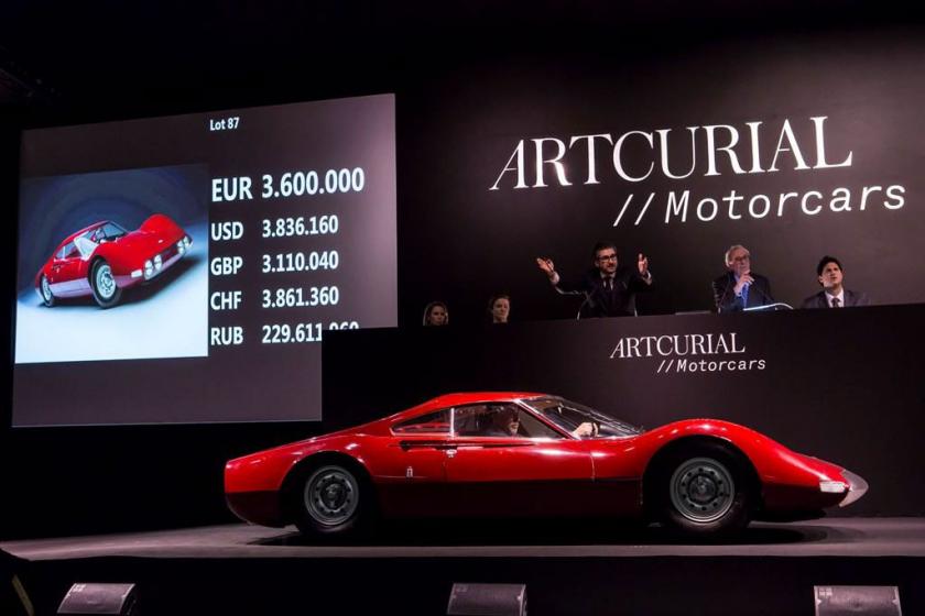 Retromobile auction ferrari
