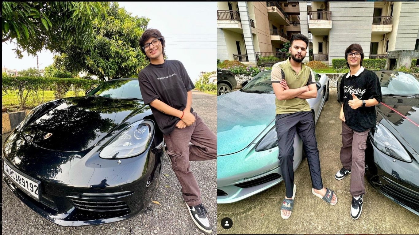 Sourav Joshi Black Porsche 718 Boxter