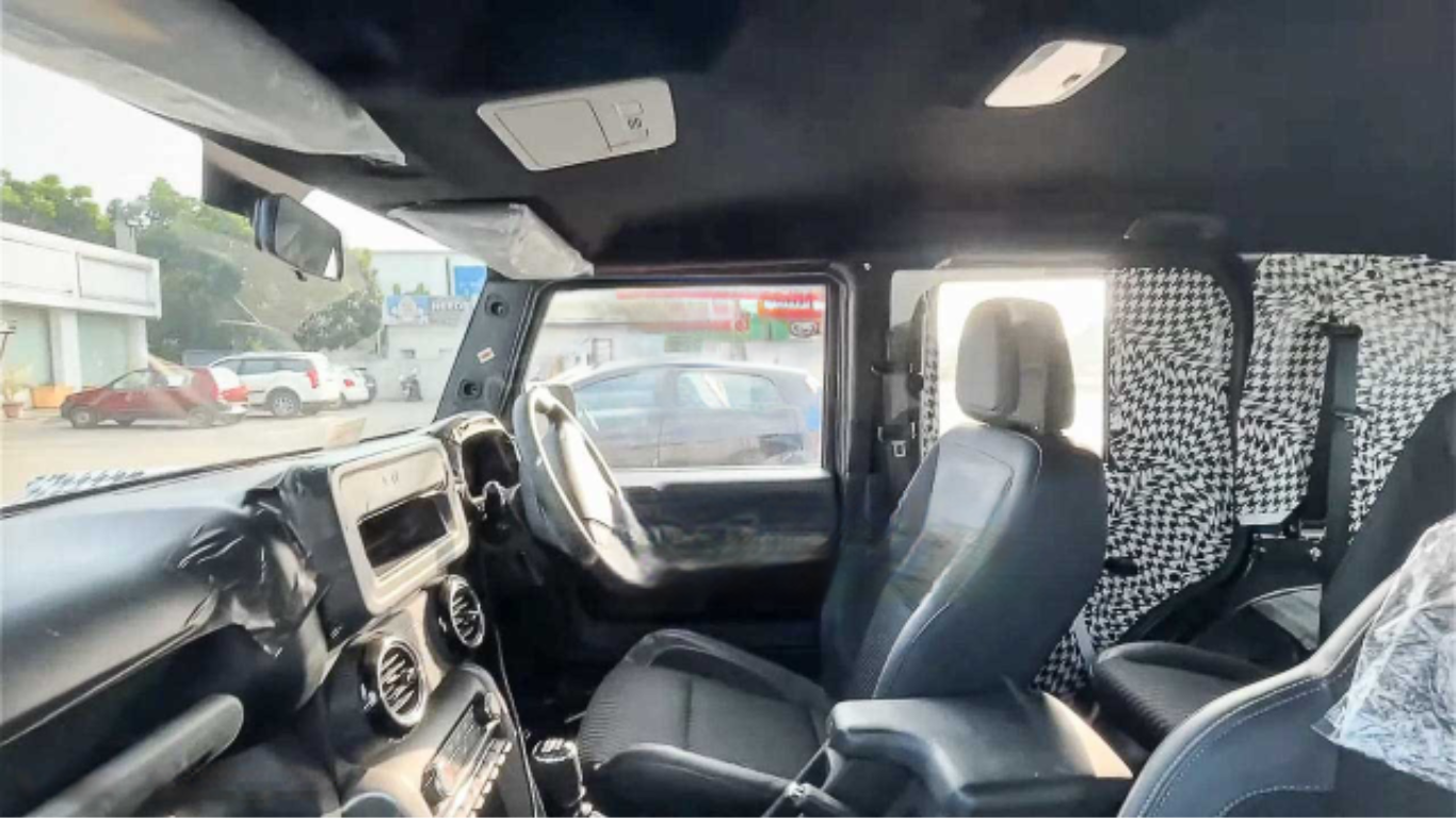 Thar 5 Door Interior