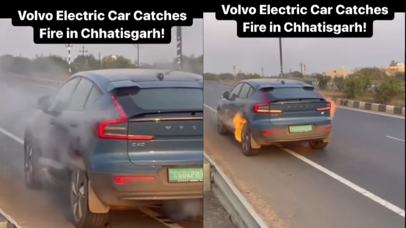 Survivor's Story: Volvo C40 Recharge Electric Owner Escapes safely from Fire