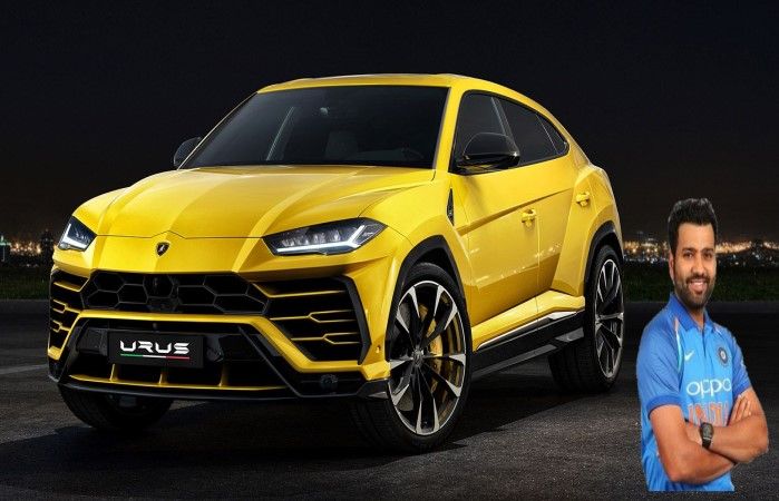 rohit sharma lamborghini urus
