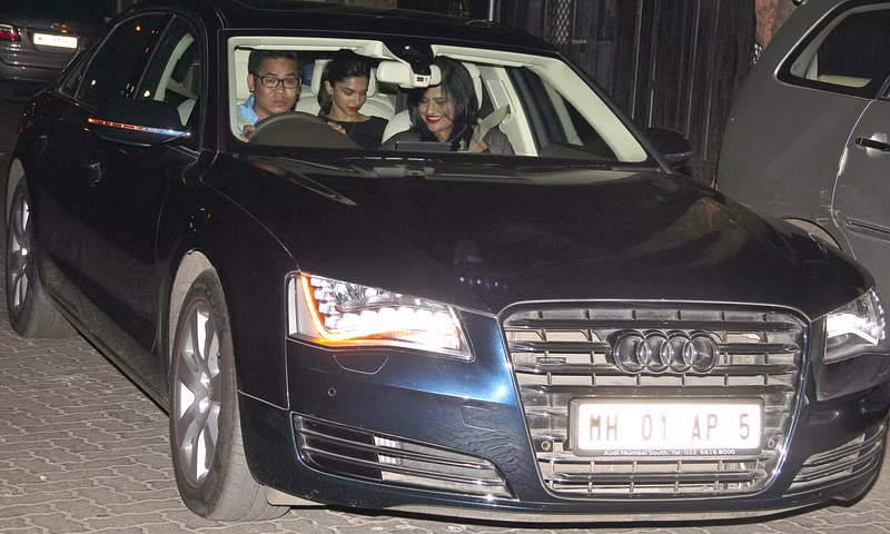 deepika padukone Audi A8 L