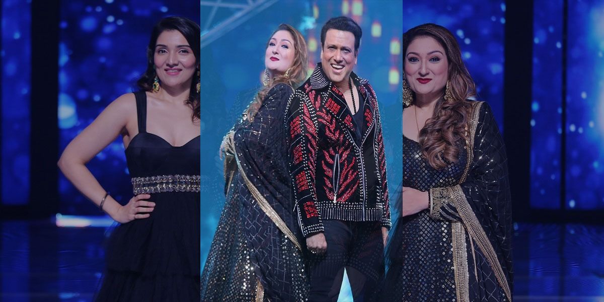 govinda with his wife sunita and daughter Tanu 1.jpg