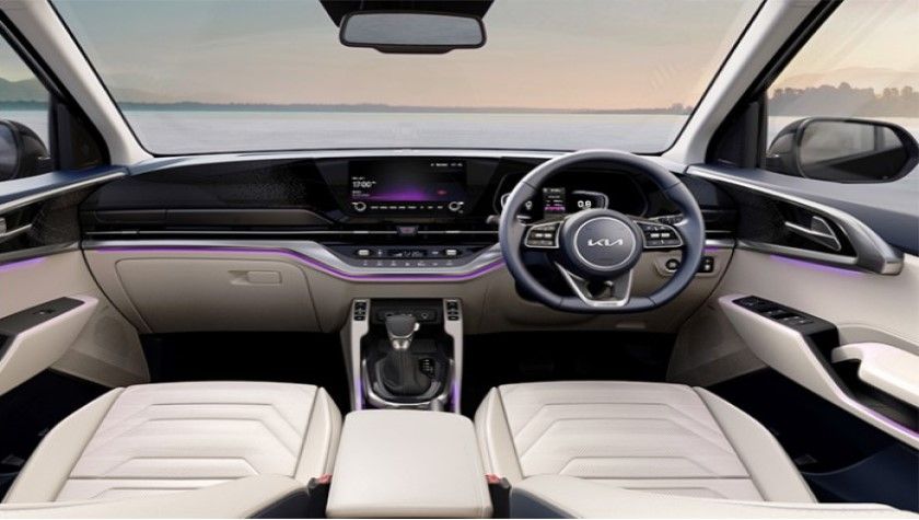 2022 kia carens interior