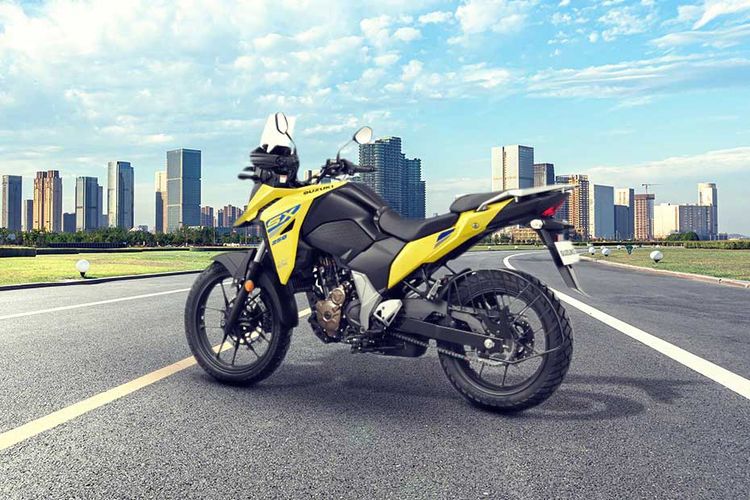 Suzuki V Strom SX Left Rear Three Quarter Suzuki V Strom SX Left Rear Three Quarter