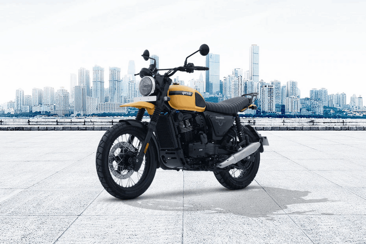 Yezdi Scrambler Left Front Three Quarter Yezdi Scrambler Left Front Three Quarter