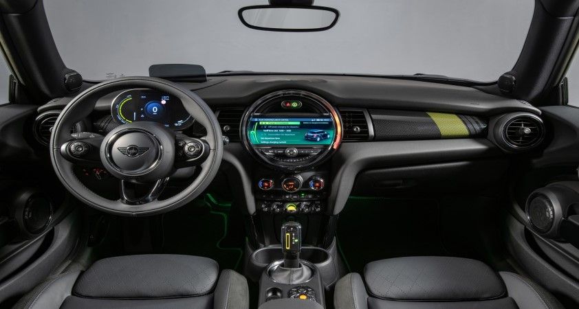 mini cooper se interior