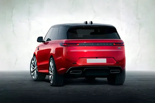 Land-Rover Range Rover Sport Left Side Rear View Land-Rover Range Rover Sport Left Side Rear View