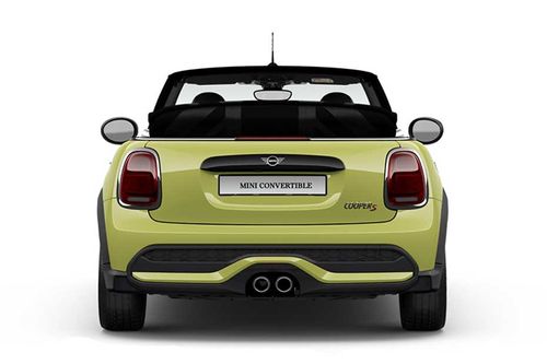 Mini Cooper Convertible rear view Mini Cooper Convertible rear view