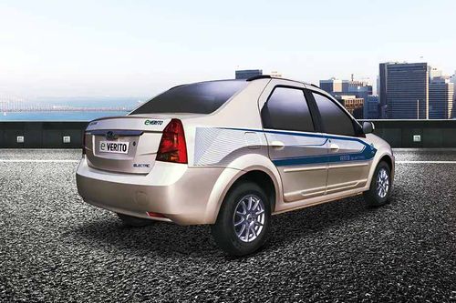 Mahindra E Verito Right Side Rear View Mahindra E Verito Right Side Rear View