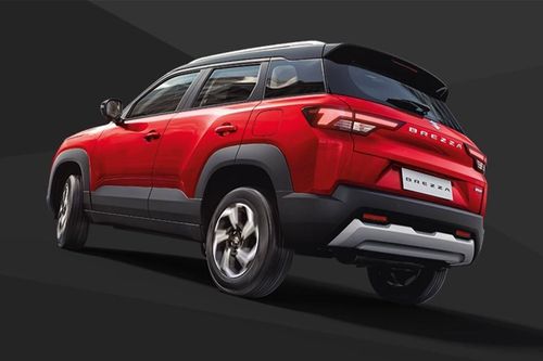 Maruti Brezza rear left view Maruti Brezza rear left view