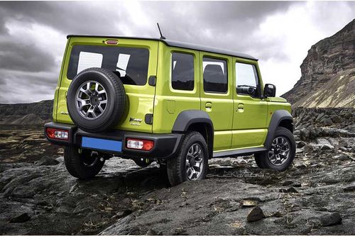 Maruti Jimny 5-Door Right Side Rear View Maruti Jimny 5-Door Right Side Rear View