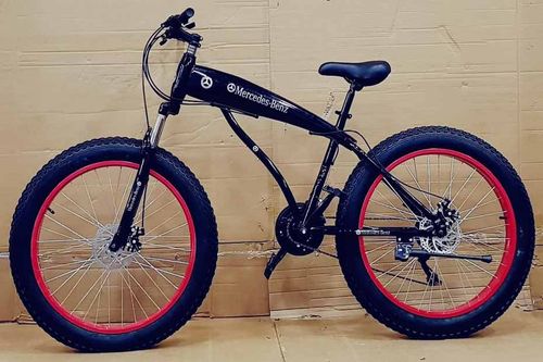 मर्सेडीज Benz Fat Foldable Cycle Black