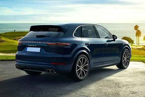 Porsche Cayenne Right Side Rear View Porsche Cayenne Right Side Rear View