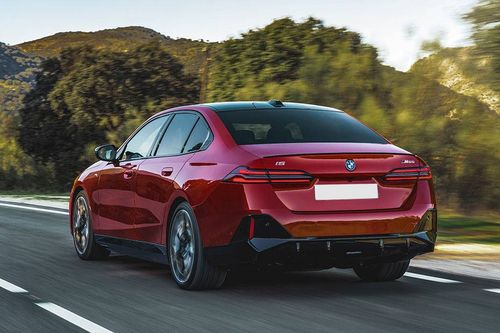 BMW i5 Left Side Rear View BMW i5 Left Side Rear View