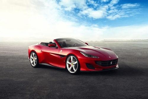 Ferrari Portofino Right Side Front View