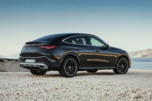 Mercedes-Benz GLC Coupe 2024 Rear Right Three Quarter Mercedes-Benz GLC Coupe 2024 Rear Right Three Quarter