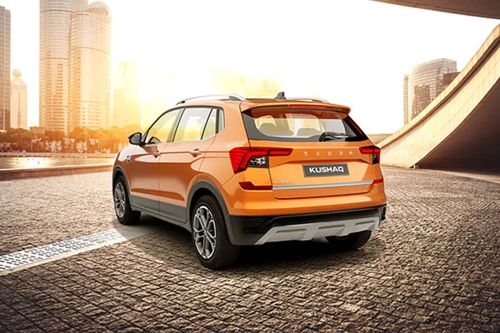 Skoda Kushaq Left Side Rear View Skoda Kushaq Left Side Rear View