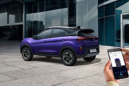Tata Nexon Left Side Rear View Tata Nexon Left Side Rear View