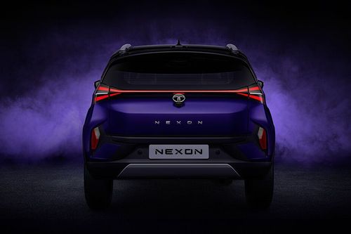 Tata Nexon Rear View Tata Nexon Rear View