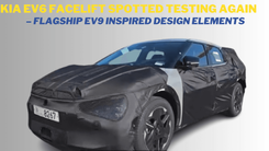 Kia EV6 Facelift spotted testing again-flagship EV9 Inspired Design Elements