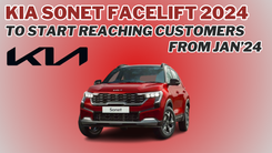 Kia Sonet Facelift 2024 to Start Reaching Customers From Jan’24
