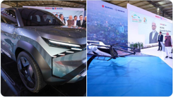 Maruti Suzuki Unveils Futuristic Vision at Vibrant Gujarat: Flying Car and Updated eVX Prototype Steal the Show