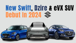 Maruti's new Swift, Dzire, eVX SUV