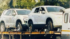 Safari & Harrier EVs Spotted Together on Tow Truck