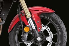 UPSIDE-DOWN FRONT SUSPENSION AND HUBLESS FLOATING DISC