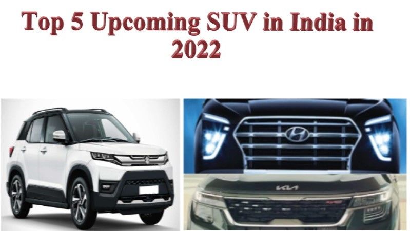 Top 5 upcoming SUV in India in 2022