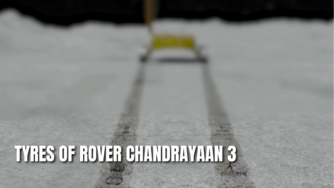 tyres of rover chandrayaan 3
